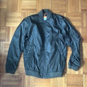 DENIM & SUPPLY Green Military Bomber Jacket Coat